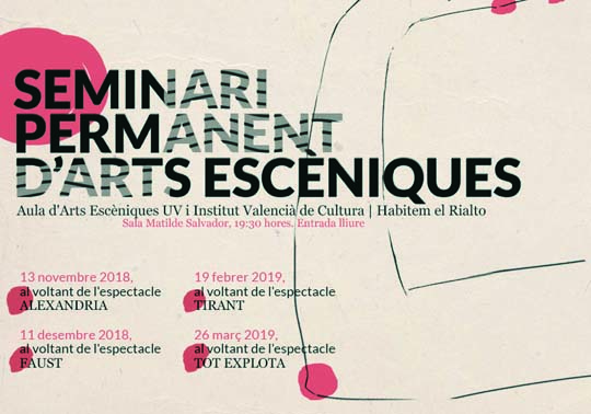 Faust. Performing Arts Seminar. 19/02/2019. Centre Cultural La Nau. 19:30 h